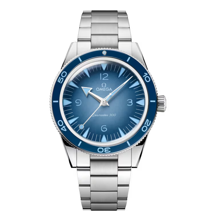 OMEGA Seamaster 300 41mm Watch with Summer Blue Dial